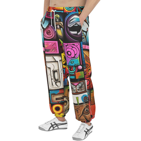 Men's Sweatpants Colorful Graffiti Art