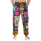 Men's Sweatpants Colorful Graffiti Art