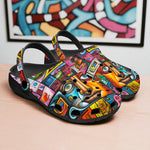 Classic Clogs Colorful Graffiti Art