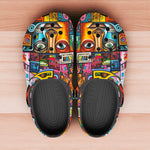 Classic Clogs Colorful Graffiti Art