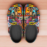 Classic Clogs Colorful Graffiti Art