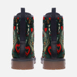 Leather Boots Graffiti Hearts Abstraction