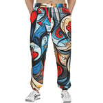 Men's Sweatpants Urban Abstract Heart Graffiti