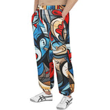 Men's Sweatpants Urban Abstract Heart Graffiti