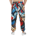 Men's Sweatpants Urban Abstract Heart Graffiti