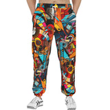 Men's Sweatpants Colorful Art Abstracton