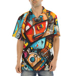 Hawaiian Shirt Colorful Art Abstracton