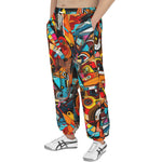 Men's Sweatpants Colorful Art Abstracton