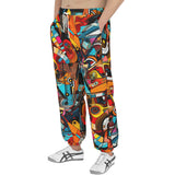 Men's Sweatpants Colorful Art Abstracton