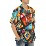 Hawaiian Shirt Colorful Art Abstracton