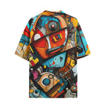 Hawaiian Shirt Colorful Art Abstracton