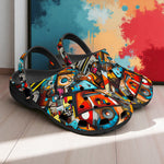 Classic Clogs Colorful Art Abstracton