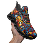 Sports Sneakers Colorful Heart Shapes Graffiti
