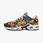 Air Cushion Sneakers Colorful Heart Shapes Graffiti