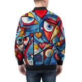 Bomber Jacket Graffiti Love Hearts