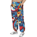 Men's Sweatpants Graffiti Love Hearts