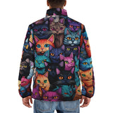 Down-Padded Puffer Jacket Colorful Cats