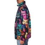Down-Padded Puffer Jacket Colorful Cats