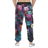 Men's Sweatpants Colorful Cats
