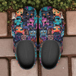 Classic Clogs Colorful Cats