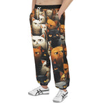 Men's Sweatpants Cute Cats Art