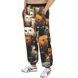 Men's Sweatpants Cute Cats Art