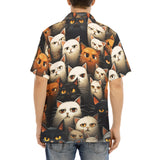 Hawaiian Shirt Cute Cats Art