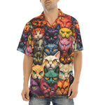 Hawaiian Shirt Angry Cat Faces