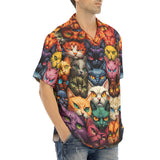 Hawaiian Shirt Angry Cat Faces