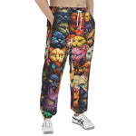 Men's Sweatpants Angry Cat Faces