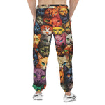 Men's Sweatpants Angry Cat Faces