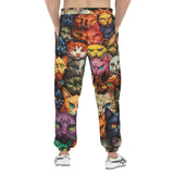 Men's Sweatpants Angry Cat Faces
