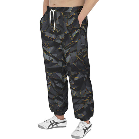 Men's Sweatpants Polygonal Shapes