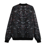 Bomber Jacket Red Metal Skull Polygons