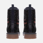 Leather Boots Red Metal Skull Polygons