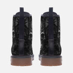 Leather Boots Silver Skull Polygons