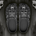 Classic Clogs Silver Skull Polygons