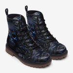 Leather Boots Blue Skull Polygons