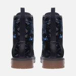 Leather Boots Blue Skull Polygons