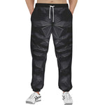 Men's Sweatpants Lion Black Polygons