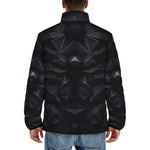 Down-Padded Puffer Jacket Lion Black Polygons