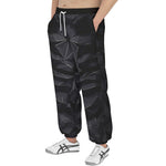 Men's Sweatpants Lion Black Polygons