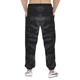 Men's Sweatpants Lion Black Polygons