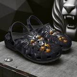 Classic Clogs Lion Black Polygons