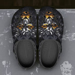 Classic Clogs Lion Black Polygons