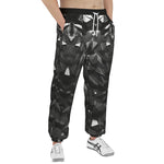 Men's Sweatpants Black Metal Shapes