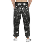 Men's Sweatpants Black Metal Shapes