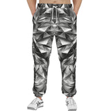 Men's Sweatpants Silver Lion Face