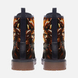 Leather Boots Lion Gems Crystals Shapes