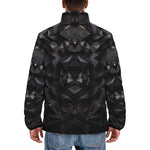 Down-Padded Puffer Jacket 3D Lion Geometric Polygons